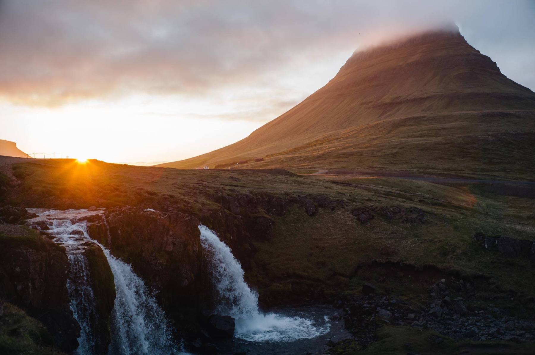 Kirkjufell at sunset